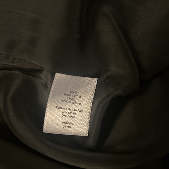 Talbots 100% Cotton Black and Brown Midi Dress, Sz. 12P - Picture 6 of 11